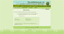 Desktop Screenshot of eglisedessaules.ch